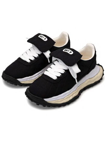 Maison Mihara Yasuhiro Scott OG Sole Canvas Low Black White - Imagem 4