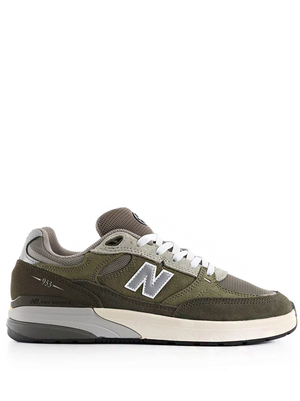 New Balance Numeric 933 Andrew Reynolds Olive Original São Paulo New Balance Numeric 933 Andrew Reynolds Olive - Imagem 1