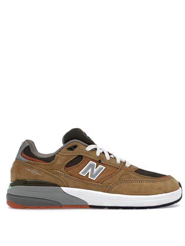 New Balance Numeric 933 Andrew Reynolds Wheat Original São Paulo New Balance Numeric 933 Andrew Reynolds Wheat - Imagem 1