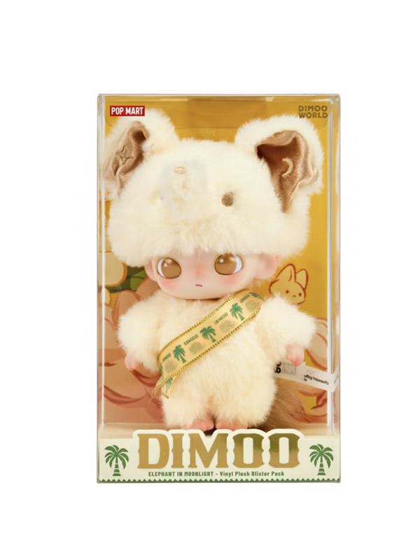 Pop Mart Dimoo Elephant in Moonlight Series Vinyl Plush Pendant Original São Paulo Pop Mart Dimoo Elephant in Moonlight Series Vinyl Plush Pendant - Imagem 1