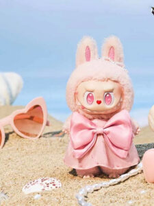 Pop Mart Labubu The Monsters Mokoko Jumping into Summer Series Pop Land Exclusive Vinyl Plush Pendant2