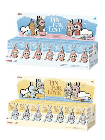 Pop Mart Labubu The Monsters Pin for Love Series Vinyl Plush Pendant (A-M) & (N-Z) Sealed Cases Set (28 Blind Box)