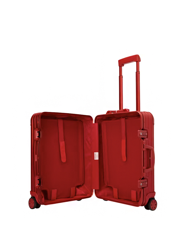 Supreme RIMOWA Topas Multiwheel 45L Red Original São Paulo Supreme RIMOWA Topas Multiwheel 45L Red - Imagem 4
