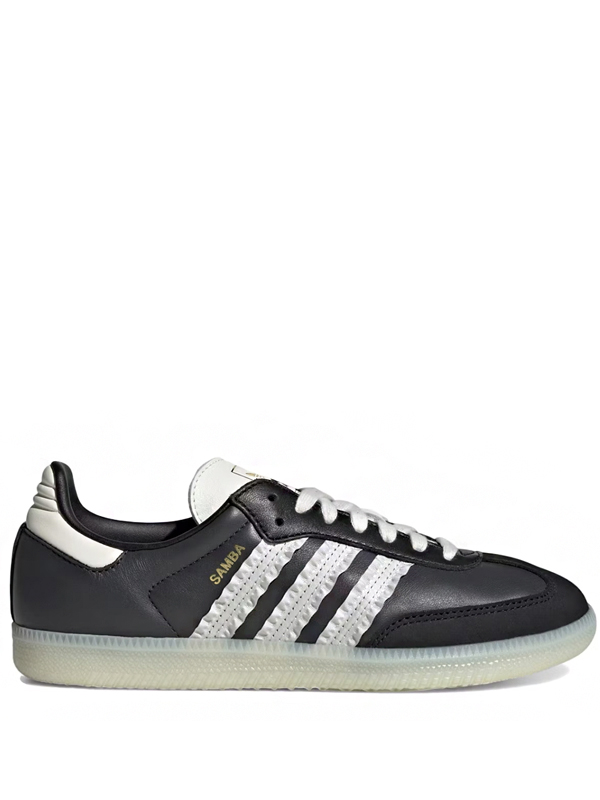 Adidas Samba Ruffle Stripes Pack Black Off White Original São Paulo Adidas Samba Ruffle Stripes Pack Black Off White - Imagem 1