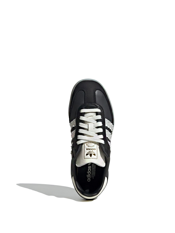 Adidas Samba Ruffle Stripes Pack Black Off White Original São Paulo Adidas Samba Ruffle Stripes Pack Black Off White - Imagem 4