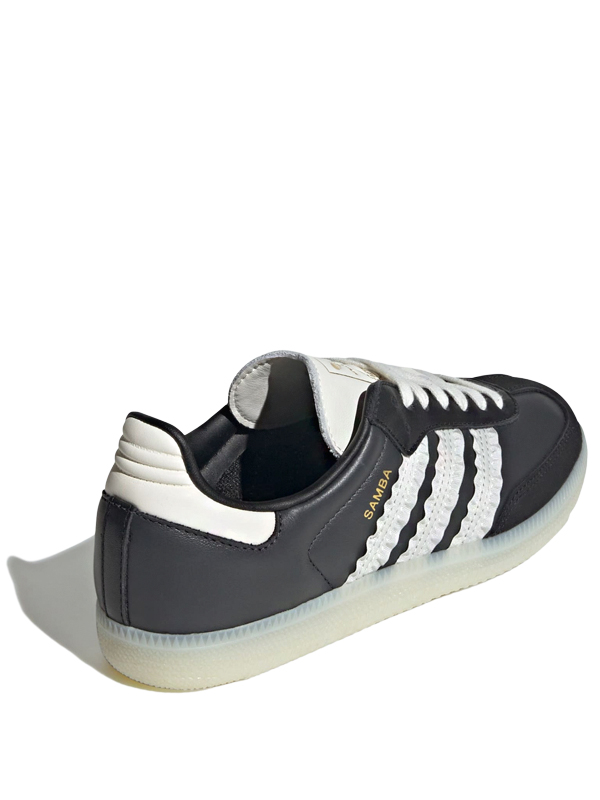Adidas Samba Ruffle Stripes Pack Black Off White Original São Paulo Adidas Samba Ruffle Stripes Pack Black Off White - Imagem 3