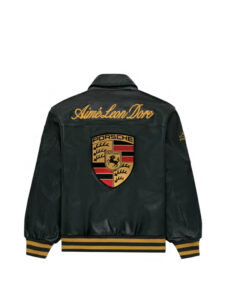 Aime Leon Dore x Porsche 993 Turbo Leather Club Jacket British Racing Green 1 Aime Leon Dore x Porsche 993 Turbo Leather Club Jacket British Racing Green2