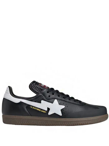 BAPE x adidas Samba Black White Gum