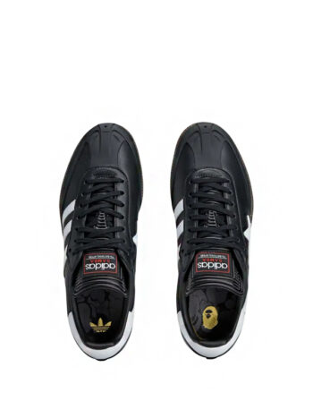 BAPE x adidas Samba Black White Gum - Imagem 3