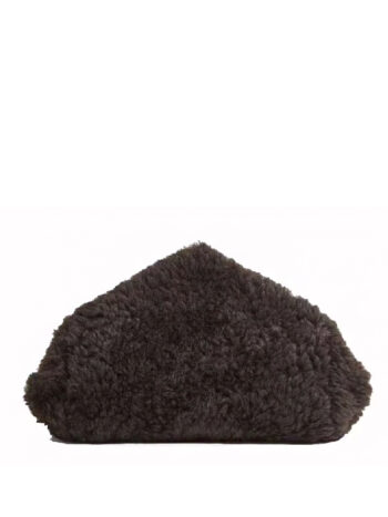Bottega Veneta Small The Chain Pouch Shearling Bag Black/Gold - Imagem 3