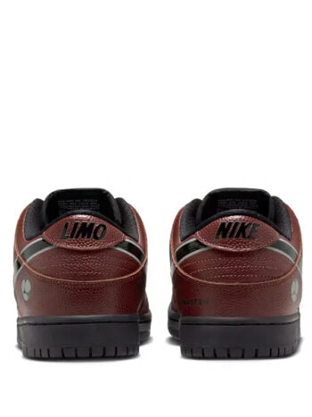 Limosine Skateboards x Nike SB Dunk Low Pro Brown Black - Imagem 5