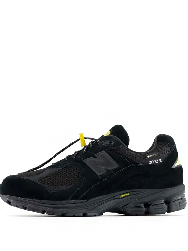 New Balance 2002R Gore-Tex- Revelação Em Preto:Amarelo Para Encarar Os Elementos Original São Paulo
