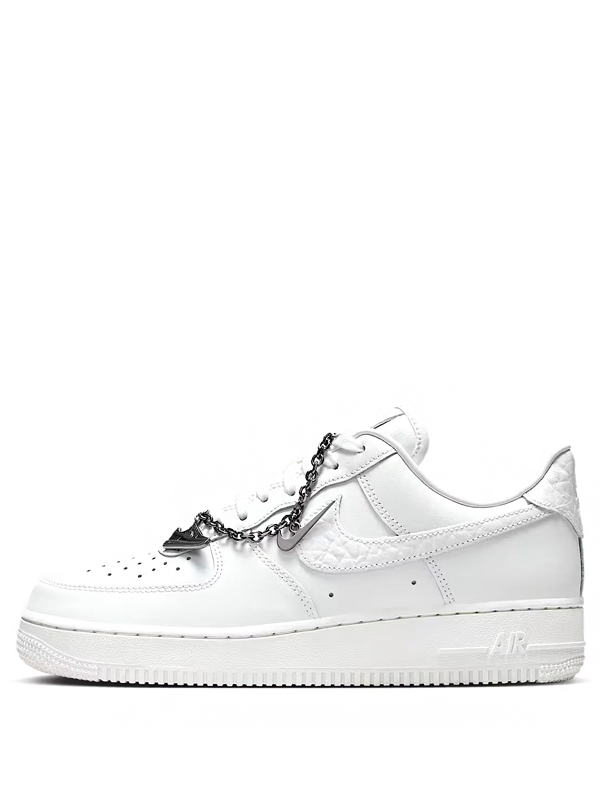 Nike Air Force 1 Low Summit White:Metallic Silver Faz Referência A Si Mesmo Com Toque Inusitado Original São Paulo