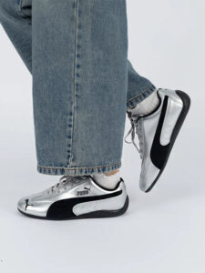 Puma Speedcat Metallic Silver Black
