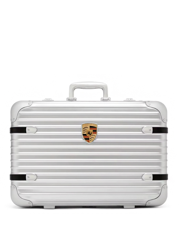Rimowa x Porsche Hand-Carry Pepita Case (Limited Edition) Silver Original São Paulo Rimowa x Porsche Hand-Carry Pepita Case (Limited Edition) Silver - Imagem 1