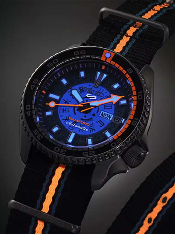 Seiko E Bamford Lançam Relógio Seiko 5 Sports Em Edição Limitada Com Estilo Retro-Futurista Original São Paulo