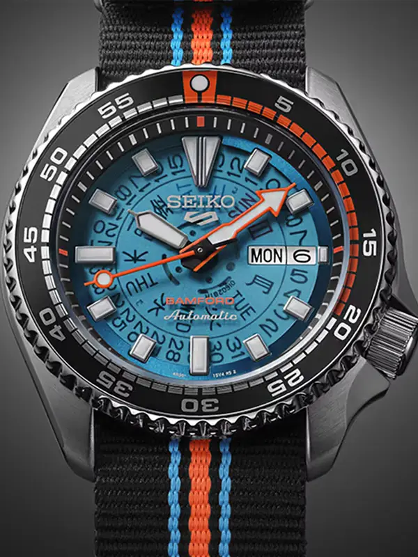 Seiko E Bamford Lançam Relógio Seiko 5 Sports Em Edição Limitada Com Estilo Retro-Futurista Original São Paulo