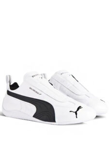 Balenciaga x Puma Speedcat Leather White Black2