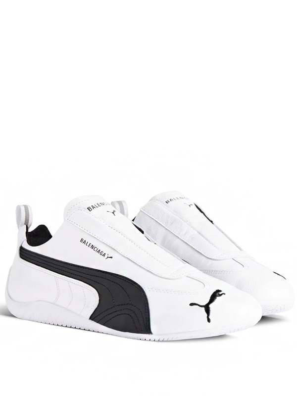 Balenciaga x Puma Speedcat Leather White Black Original São Paulo Balenciaga x Puma Speedcat Leather White Black - Imagem 3