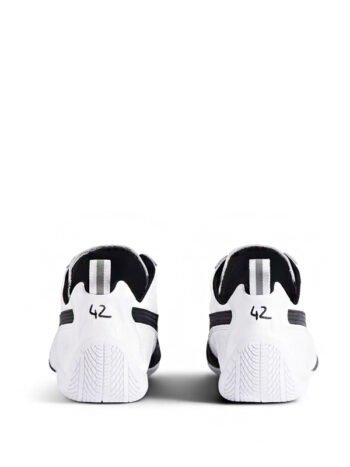 Balenciaga x Puma Speedcat Leather White Black - Imagem 5