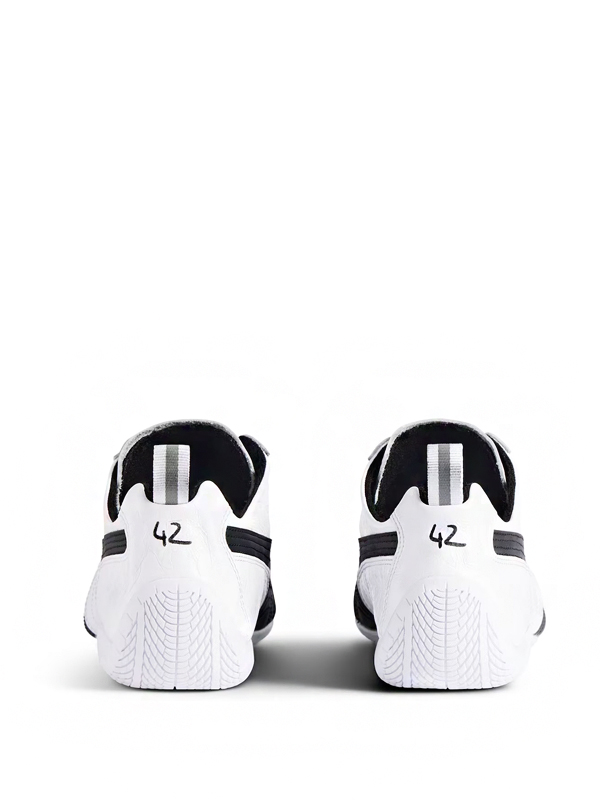 Balenciaga x Puma Speedcat Leather White Black Original São Paulo Balenciaga x Puma Speedcat Leather White Black - Imagem 5