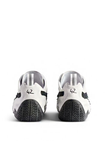 Balenciaga x Puma Speedcat Suede Distressed White Black - Imagem 5