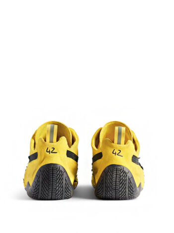 Balenciaga x Puma Speedcat Suede Distressed Yellow Black - Imagem 4