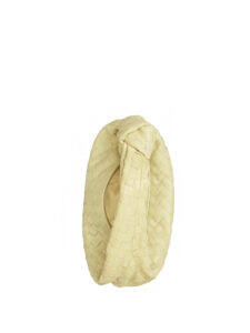 Bottega Veneta Teen Jodie Intrecciato Shoulder Bag Ice Cream3