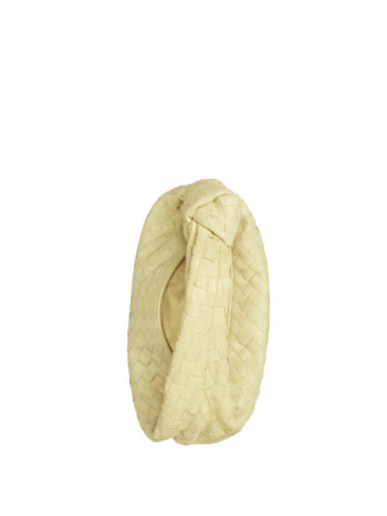 Bottega Veneta Teen Jodie Intrecciato Shoulder Bag Ice Cream - Imagem 3