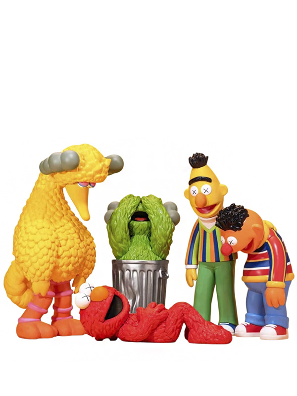 KAWS & Sesame Street Vinyl Figures Set of 5 Original São Paulo KAWS & Sesame Street Vinyl Figures Set of 5 - Imagem 1