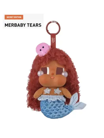 Pop Mart Crybaby Vacation Mode On Series Merbaby Tears Secret Edition Vinyl Plush Pendant