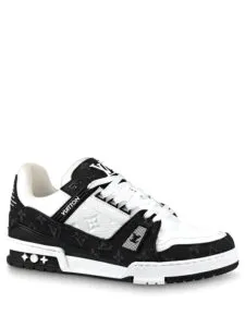 Louis Vuitton Trainer Black White Original São Paulo