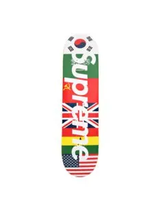 Supreme Flags Skateboard Deck Multi Original São Paulo