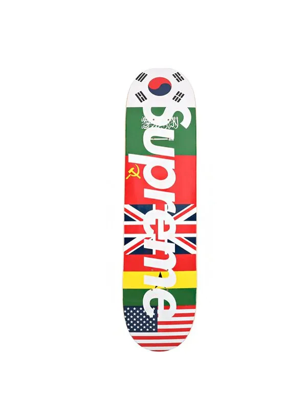 Supreme Flags Skateboard Deck Multi - Imagem 1