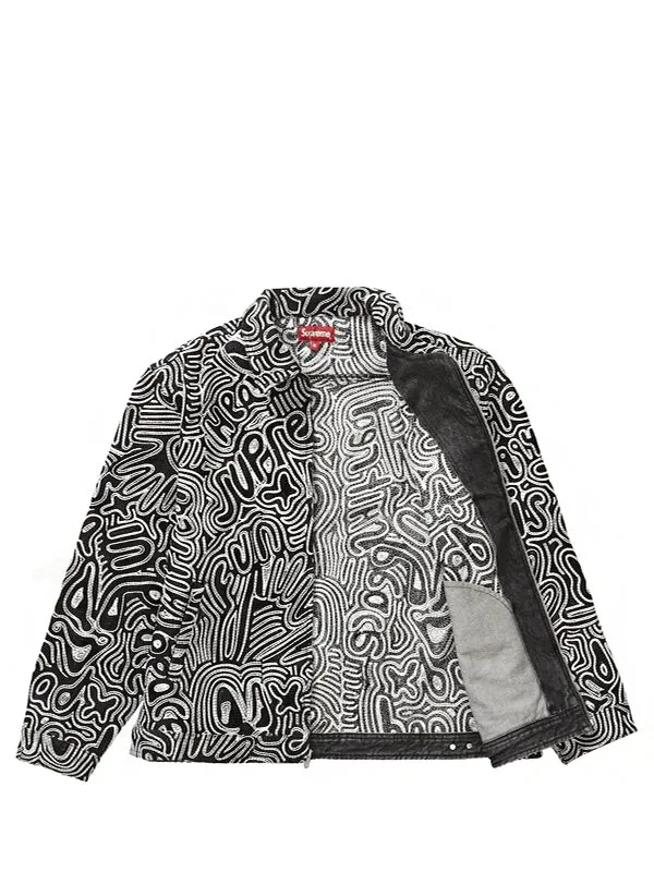 Supreme Chainstitch Denim Jacket Black