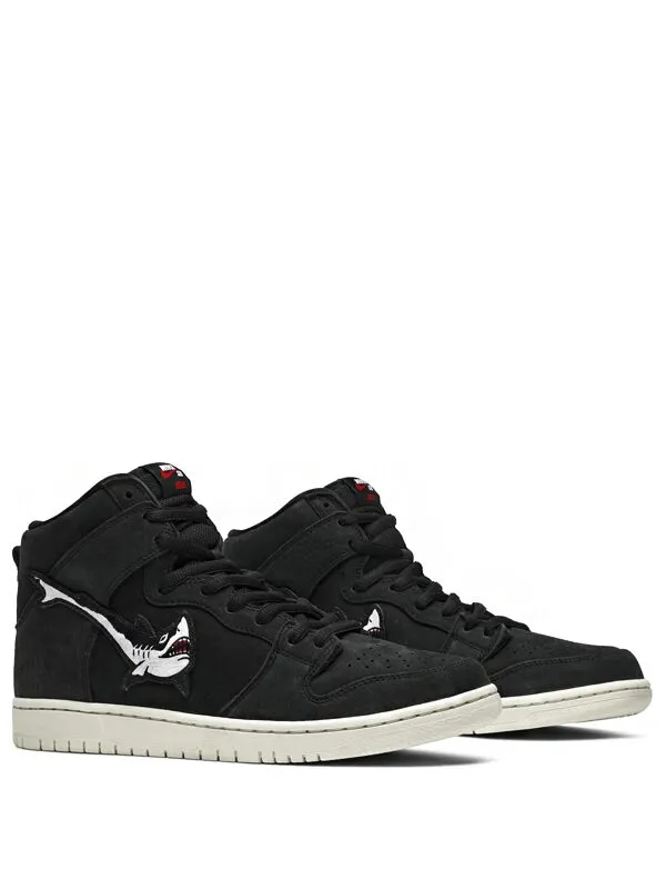 Oski x Nike SB Dunk High Shark Black.