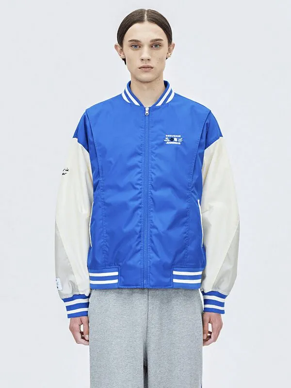 ADER error x Converse Shapes Varsity Jacket Cobalt