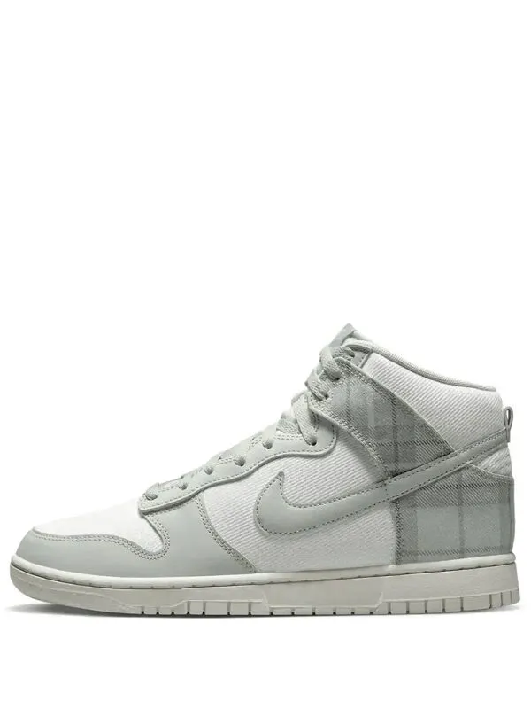 Nike Dunk High SE Mint Plaid