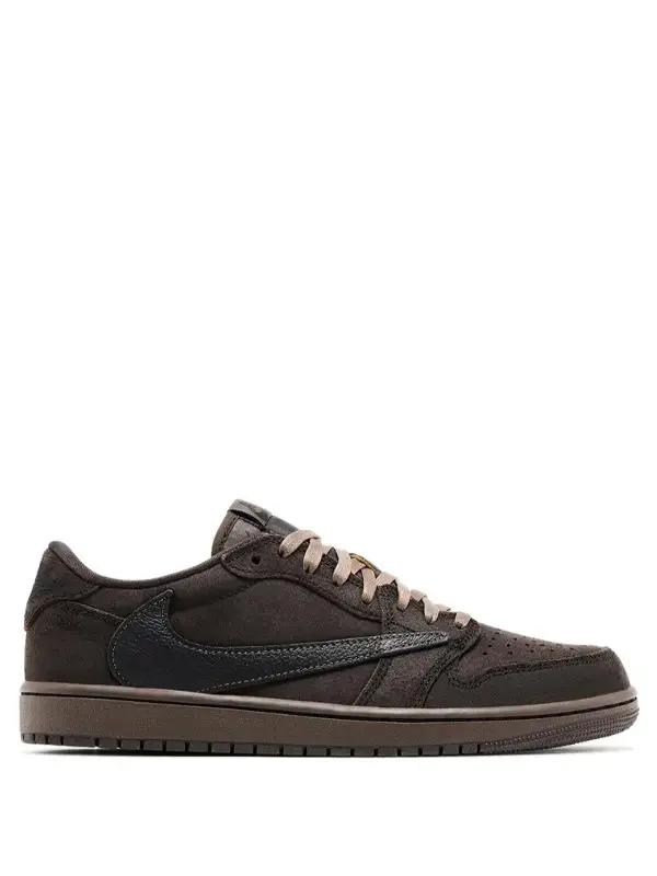 Travis Scott x Air Jordan 1 Low OG Velvet Brown - Imagem 1