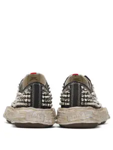 Maison Mihara Yasuhiro Peterson 23 OG Sole Studded Canvas Low Black3