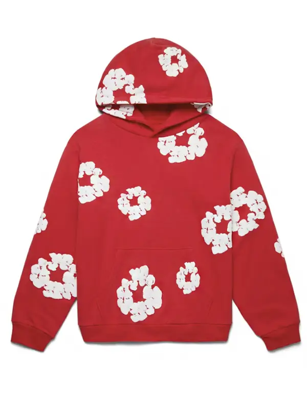 Denim Tears The Cotton Wreath Sweatshirt Red1