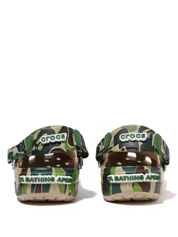 BAPE x Crocs Classic Clog Green3