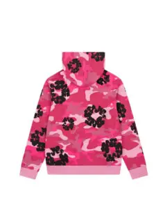Moletom Denim Tears Camo Cotton Wreath Zip Pink2
