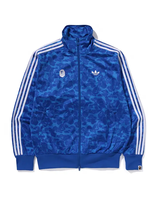 BAPE x adidas Jaqueta Firebird Track Blue1