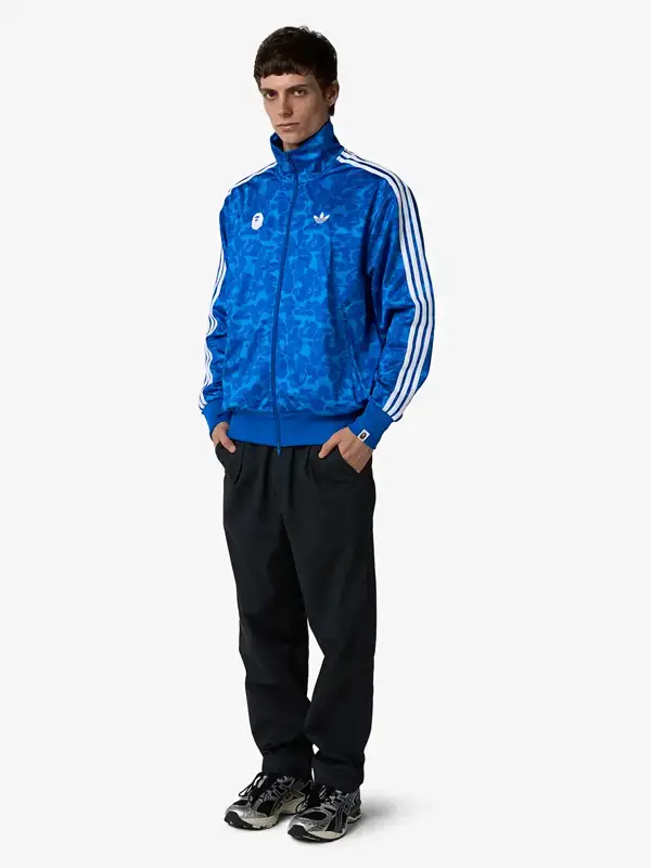 BAPE x adidas Jaqueta Firebird Track Blue10