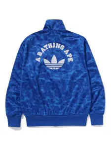 BAPE x adidas Jaqueta Firebird Track Blue2
