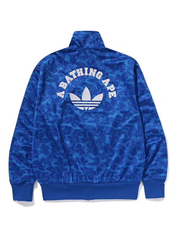 BAPE x adidas Jaqueta Firebird Track Blue2