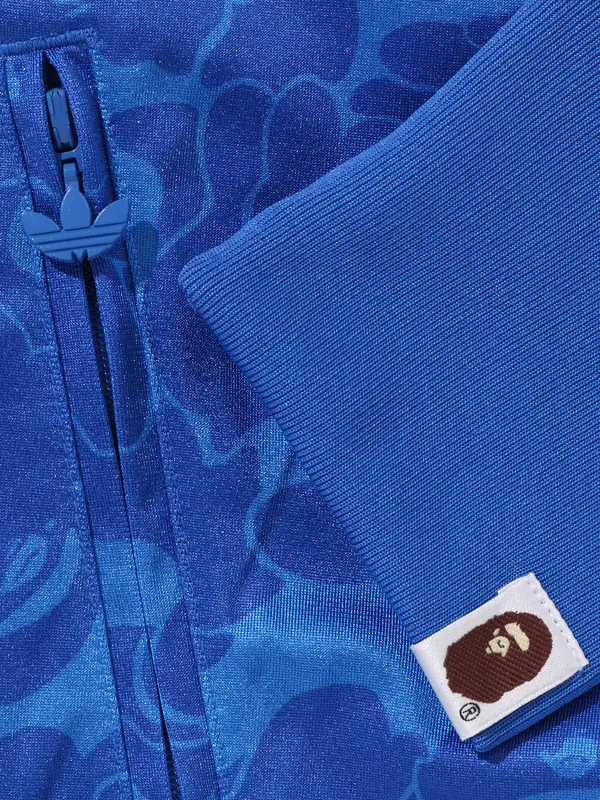 BAPE x adidas Jaqueta Firebird Track Blue5