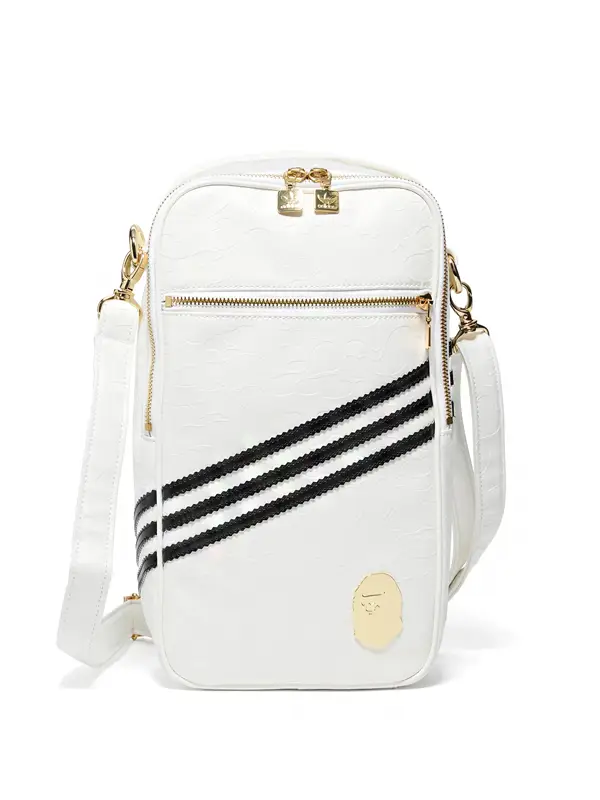 BAPE x adidas Shoulder Bag White1