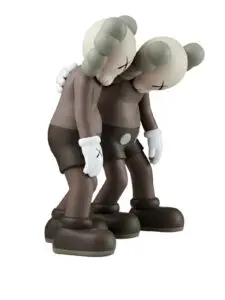 KAWS Along The Way Vinyl Figure Black Brown Grey Set8